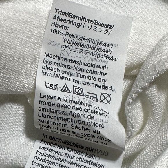 J Crew Drapey Tank Top Silky Hem Ivory Sleeveless Summer Blouse Solid Size S NWT - Picture 9 of 9